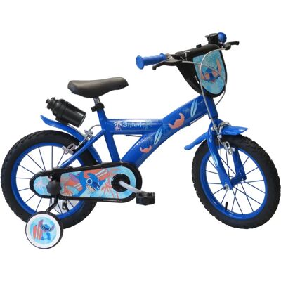 Bicicleta Infantil Stitch 14 Pulgadas Azul - Bicicleta para Niños Bicicleta Infantil Stitch 14 Pulgadas Azul - Bicicleta para Niños