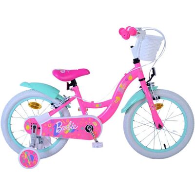 Barbie 16 inch Kinderfiets - Veiligheid Dubbelen Handremmen - Verstelbaar Zadel Barbie 16 inch Kinderfiets - Veiligheid Dubbelen Handremmen - Verstelbaar Zadel
