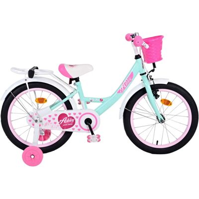 Volare Ashley 18 inch mint groen/wit kinderfiets - Fiets Volare Ashley 18 inch mint groen/wit kinderfiets - Fiets