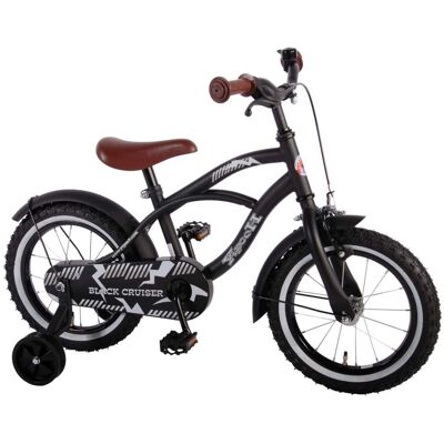 Bicicleta para niños Volare Black Cruiser - 14 pulgadas - Negro - Para 3,5-5 años Bicicleta para niños Volare Black Cruiser - 14 pulgadas - Negro - Para 3,5-5 años