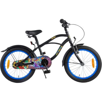 Marvel Batman Kinderfiets 18 Zoll - Zwart - Veilig & Stijlvol Marvel Batman Kinderfiets 18 Zoll - Zwart - Veilig & Stijlvol