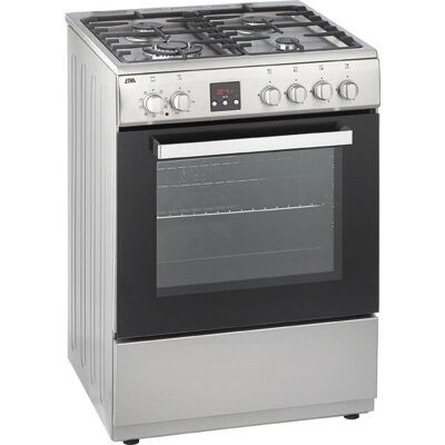 Etna FGV760RVS - Roestvrij staal - Gasfornuis met oven Etna FGV760RVS - Roestvrij staal - Gasfornuis met oven