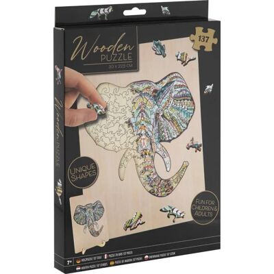 Grafix Elefanten Puzzle - 137 Stück - Lernspielzeug Grafix Elefanten Puzzle - 137 Stück - Lernspielzeug