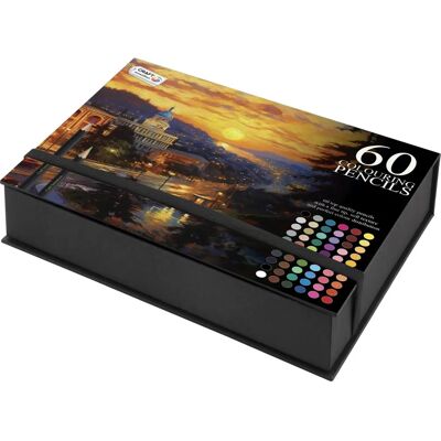 Craft Sensations - Kredki kolorowe - 60 sztuk - Materiały artystyczne Craft Sensations - Kredki kolorowe - 60 sztuk - Materiały artystyczne