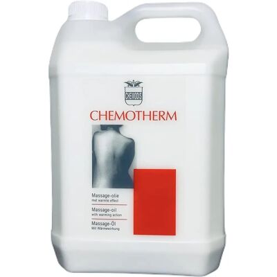 Óleo de Massagem Chemotherm Chemodis - 5L - Óleo de aquecimento muscular Óleo de Massagem Chemotherm Chemodis - 5L - Óleo de aquecimento muscular