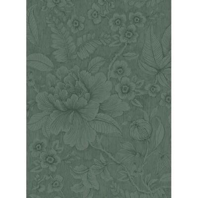 PiP Studio - Casa di Fiori - Dunkelgrün - Blumenmuster - Tapete PiP Studio - Casa di Fiori - Dunkelgrün - Blumenmuster - Tapete