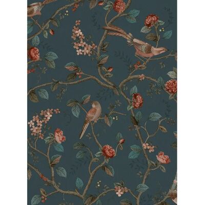 PiP Studio - Good Nightingale - Dark Blue - Wallpaper PiP Studio - Good Nightingale - Dark Blue - Wallpaper
