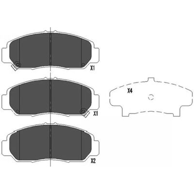 KAVO PARTS KBP-2037 Bremsbelagensatz - Verschleißanzeige - Scheibenbremse KAVO PARTS KBP-2037 Bremsbelagensatz - Verschleißanzeige - Scheibenbremse