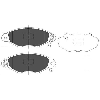KAVO PARTS KBP-6565 Brake Pads Set - Brake Disc Compatible KAVO PARTS KBP-6565 Brake Pads Set - Brake Disc Compatible