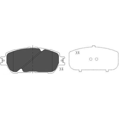 Kavo Parts KBP-9090 - Brake Pads for Toyota Kavo Parts KBP-9090 - Brake Pads for Toyota