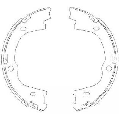 KAVO PARTS KBS-3406 Bromsbackssats - Sats med Bromsbackar KAVO PARTS KBS-3406 Bromsbackssats - Sats med Bromsbackar