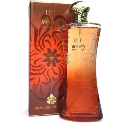 Real Time Life In Motion Pour Femmes Eau de Parfum Spray - Publicité Real Time Life In Motion Pour Femmes Eau de Parfum Spray - Publicité