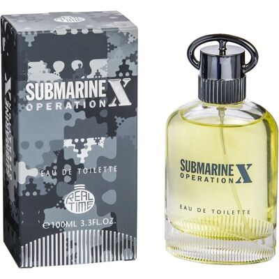 Real Time Submarine Operation X Eau de Toilette - Parfum Masculin 100ml - Publicité Real Time Submarine Operation X Eau de Toilette - Parfum Masculin 100ml - Publicité