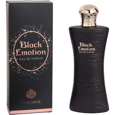 Parfum Real Time Black Emotion - Femme - 100ml - Publicité Parfum Real Time Black Emotion - Femme - 100ml - Publicité