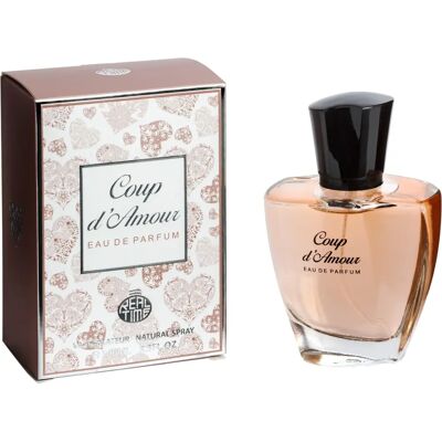 Real Time Coup D'Amour Eau de Parfum Spray - Floral, Feminin - 100ml - Publicité Real Time Coup D'Amour Eau de Parfum Spray - Floral, Feminin - 100ml - Publicité