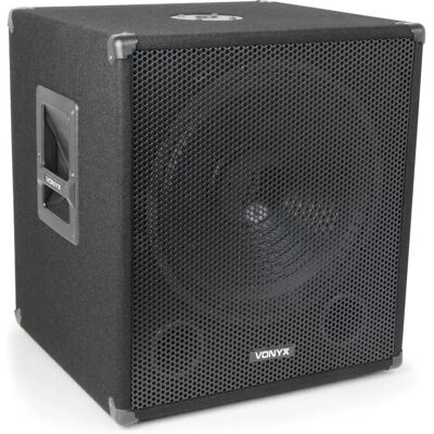 Vonyx SMW15 Preto 300 W - Subwoofer Vonyx SMW15 Preto 300 W - Subwoofer
