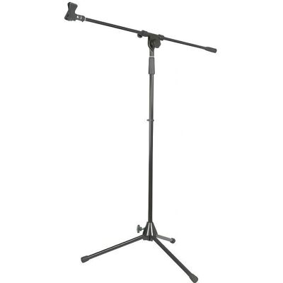 Vonyx MS10 Mikrofonstativ - Sort bærbart tripod med boom Vonyx MS10 Mikrofonstativ - Sort bærbart tripod med boom
