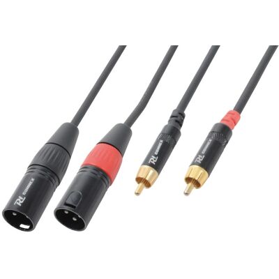 PD-Connex CX66-3 Lydkabel - 3m, 2 XLR han, 2 RCA han PD-Connex CX66-3 Lydkabel - 3m, 2 XLR han, 2 RCA han