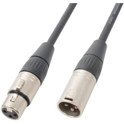 Câble audio Power Dynamics 177906 - 6m XLR 3 broches Noir - Publicité Câble audio Power Dynamics 177906 - 6m XLR 3 broches Noir - Publicité