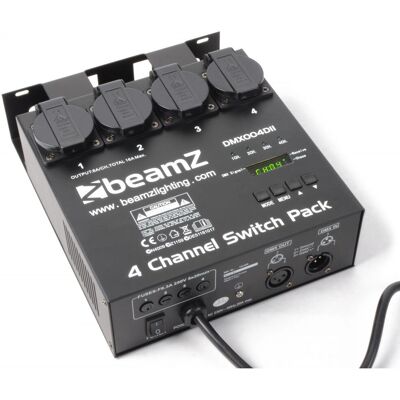 beamZ Pacote de interruptores de 4 canais - Controlador de iluminação beamZ Pacote de interruptores de 4 canais - Controlador de iluminação