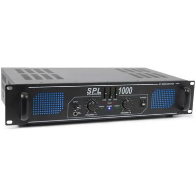 Skytec SPL 1000 Amplificador - 2x 500W Pico, Rack 19" Skytec SPL 1000 Amplificador - 2x 500W Pico, Rack 19"