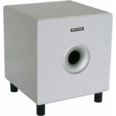 Fenton Subwoofer ativo branco 8" 200W - Subwoofer Fenton Subwoofer ativo branco 8" 200W - Subwoofer
