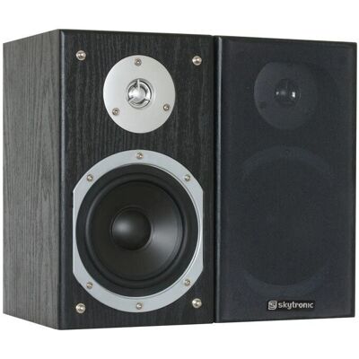 Skytronic SHFB55B Sorte Højtalere - 2-vejs 140W Kompakt Stereo Skytronic SHFB55B Sorte Højtalere - 2-vejs 140W Kompakt Stereo