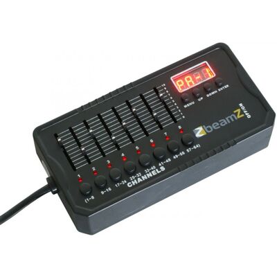 Beamz 154.065 DMX-512 Mini Steuerung - Tragbarer Lichtcontroller Beamz 154.065 DMX-512 Mini Steuerung - Tragbarer Lichtcontroller
