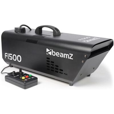 BeamZ F1500 Vannrøkmaskin - 1500W, DMX, Timer, Svart BeamZ F1500 Vannrøkmaskin - 1500W, DMX, Timer, Svart