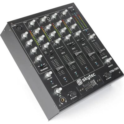 Mixer Skytec STM-7010 de 4 canais - Preto Mixer Skytec STM-7010 de 4 canais - Preto