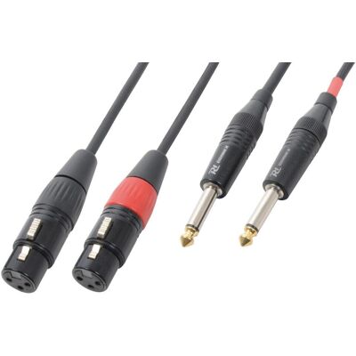 PD-Connex 177066 Lydkabel - 1,5m XLR Mono Jack Sort PD-Connex 177066 Lydkabel - 1,5m XLR Mono Jack Sort