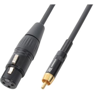 PD Connex - 177110 - 3 m - XLR femelle à RCA mâle - Câble - Publicité PD Connex - 177110 - 3 m - XLR femelle à RCA mâle - Câble - Publicité