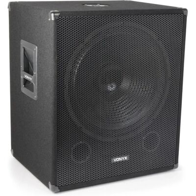 Vonyx SMWBA18 Subwoofer ativo - 18 polegadas, 1000W Vonyx SMWBA18 Subwoofer ativo - 18 polegadas, 1000W