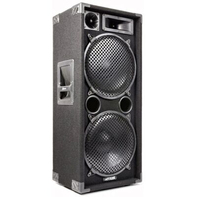 Alto-falantes PA Max MAX212 3 vias - Preto Alto-falantes PA Max MAX212 3 vias - Preto