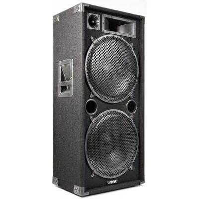 MAX MAX215 Sistema PA de 3 vias Preto com Cabo 2000W MAX MAX215 Sistema PA de 3 vias Preto com Cabo 2000W