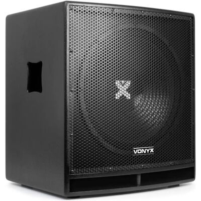 Vonyx SWP15 Aktiv Subwoofer - 15 Zoll - 800W - Professionelle Audiotechnik Vonyx SWP15 Aktiv Subwoofer - 15 Zoll - 800W - Professionelle Audiotechnik