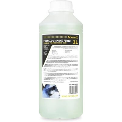 BeamZ FSMF1E-G Liquide à Brouillard Vert 1L - Liquide pour machines à fumée - Publicité BeamZ FSMF1E-G Liquide à Brouillard Vert 1L - Liquide pour machines à fumée - Publicité