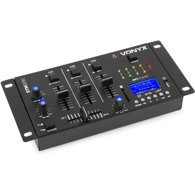 Vonyx STM3030 4-kanals Mikser - USB/SD/BT Vonyx STM3030 4-kanals Mikser - USB/SD/BT