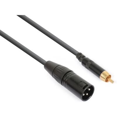 Cable de audio PD-Connex CX132 - 0,15 m XLR (3 pines) RCA - Negro Cable de audio PD-Connex CX132 - 0,15 m XLR (3 pines) RCA - Negro