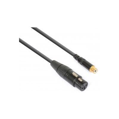 Cable de audio PD-Connex 177.008 XLR RCA Negro - Cable profesional flexible Cable de audio PD-Connex 177.008 XLR RCA Negro - Cable profesional flexible