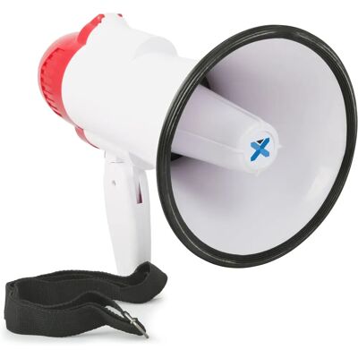 Vonyx MEG020 Externo 20 W Vermelho, Branco - Megafone Vonyx MEG020 Externo 20 W Vermelho, Branco - Megafone