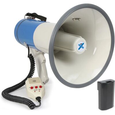 Mégaphone portable Vonyx MEG065 - 65W, USB/SD, Enregistrement, Sirène - Publicité Mégaphone portable Vonyx MEG065 - 65W, USB/SD, Enregistrement, Sirène - Publicité