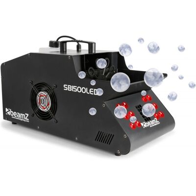 BeamZ SB1500LED Machine à bulles et fumée - 1.35L - Publicité BeamZ SB1500LED Machine à bulles et fumée - 1.35L - Publicité