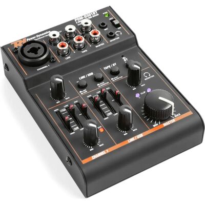 Mezclador de audio inalámbrico Power Dynamics PDM-D301BT - USB 3 canales Mezclador de audio inalámbrico Power Dynamics PDM-D301BT - USB 3 canales