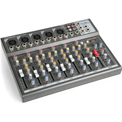 Vonyx VMM-F701 7-Kanal Mixer - Professionelt Live-lyd Vonyx VMM-F701 7-Kanal Mixer - Professionelt Live-lyd