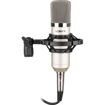 Vonyx CM400 Sølv Studio Mikrofon Vonyx CM400 Sølv Studio Mikrofon