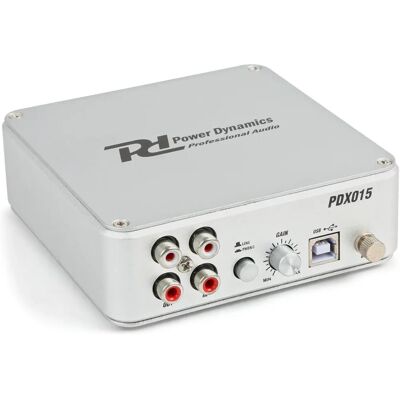 Power Dynamics PDX015 Pré-amplificateur phono USB - Amplificateur sonore - Publicité Power Dynamics PDX015 Pré-amplificateur phono USB - Amplificateur sonore - Publicité