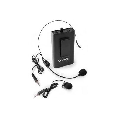 Vonyx BP10 Svart Mikrofon System - Lommepakke Kit Vonyx BP10 Svart Mikrofon System - Lommepakke Kit
