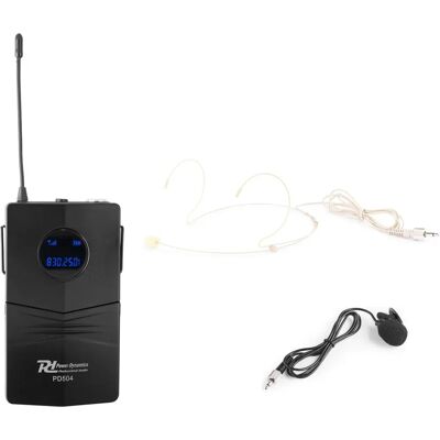 Power Dynamics PD504BP Handheld Trådløst Mikrofon System Power Dynamics PD504BP Handheld Trådløst Mikrofon System