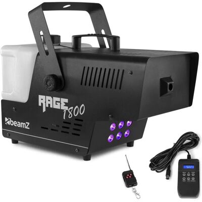 BeamZ Rage 1800LED Røkmaskine - 3,5L - 1800W - Sort BeamZ Rage 1800LED Røkmaskine - 3,5L - 1800W - Sort